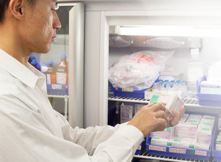 Intelliguard® Controlled Temperature Inventory Management System stores critical inventory in temperature controlled cabinets